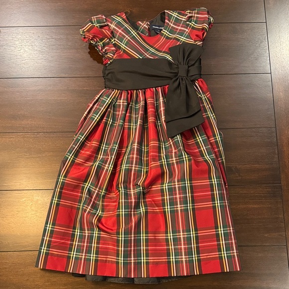 Ralph Lauren Other - Ralph Lauren Red Plaid Kids Formal Dress